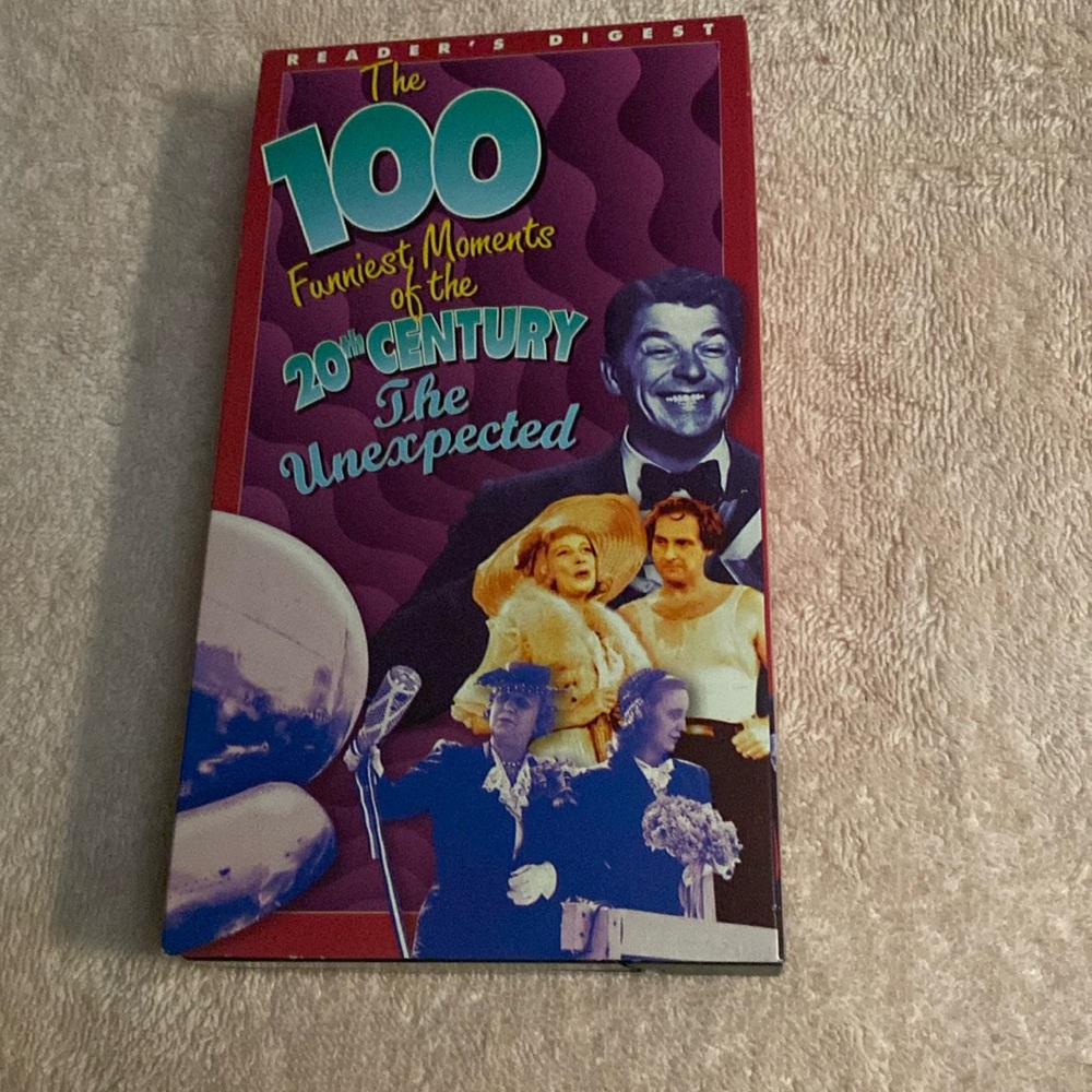 1995 VHS The 100 Funniest Moments of the 20th Century The Unexpected